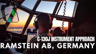 RAMSTEIN GERMANY  C130J LANDING  4K [upl. by Tamera]