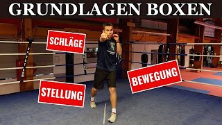 Grundlagen Boxen Training für Anfänger Zuhause [upl. by Gladdie]