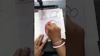 how to draw a Christmas cap Christmas cap drawing and color easy way Please subscribe for more🙏 [upl. by Lillie]