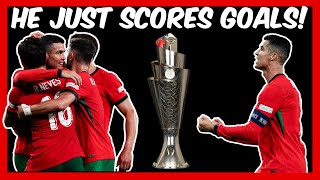 WHY ESPN HATE CRISTIANO RONALDO 901 GOALS AND COUNTING  PORTUGAL 21 SCOTLAND REACTION [upl. by Pearse]