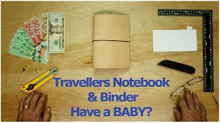 Part 2 The making of a budget binder  travelers notebook [upl. by Hardwick452]