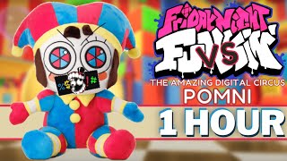 MAIN THEME  FNF 1 HOUR SONG Perfect Loop Vs Pomni the Plush I The Amazing Digital Circus Pilot [upl. by Hillel]