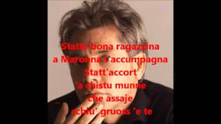 NINO DANGELO Ragazzina karaoke con cori [upl. by Parrnell481]