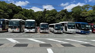 観光バス【 伊勢 神宮 内宮 前・観光バス 専用 駐車場 】PART２ [upl. by Acenahs]