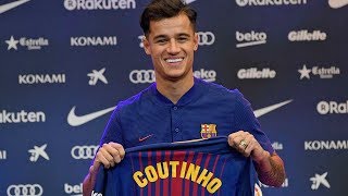 Coutinho Welcome To Barcelona Official  Confirmed Winter Transfers 2018 ft Coutinho Van Dijk HD [upl. by Stillman]