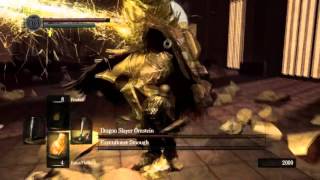 Dark Souls  Ornstein n Smough Solo  Level 1 Melee [upl. by Anyt186]