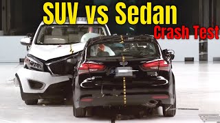 SUV vs Sedan Crash Test [upl. by Nabila]