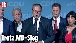 Wahl in Thürungen CDUVoigt will Regierungschef werden [upl. by Arica]