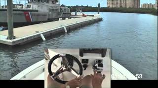 How to Dock a Power Boat  US Power Squadrons [upl. by Taggart]