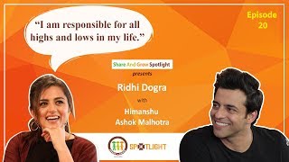 SAGspotlight Ep 20  Responsible for highs amp lows in my life  Ridhi Dogra  Himanshu Ashok Malhotra [upl. by Llednol]