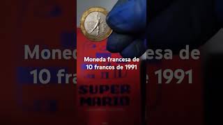 Moneda francesa de 10 francos de 1991 Liberté Egalite Fraternite [upl. by Nairbal441]