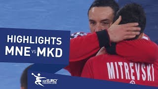 Highlights  Montenegro vs Fyr Macedonia  Mens EHF EURO 2018 [upl. by Latsirk768]