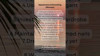 Appearance amp grooming tips for women [upl. by Hafinah]