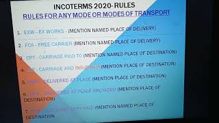 Practical Training6  Incoterms rules 2020 with examples [upl. by Kylen92]