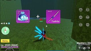 Tushita  portal combo bloxfruits roblox tushita portalcombo [upl. by Catlin]