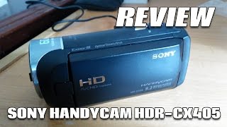 Review EN ESPAÑOL de mi nueva videocámara  Sony Handycam HDRCX405  Futuzor [upl. by Sawyer714]