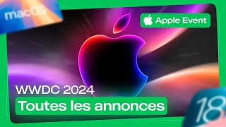 Résumé WWDC 2024  Apple Intelligence la vraie RÉVOLUTION 🤯 [upl. by Akinak]