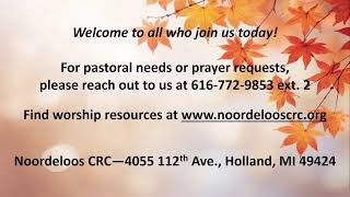 Noordeloos CRC  September 8 2024 AM Service [upl. by Brewster]