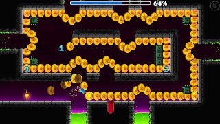 Dash but 1000 Coins  Geometry Dash 22 [upl. by Alil]