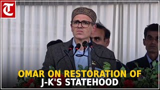 Party actively working towards restoration of JKs statehood Omar [upl. by Pearla]