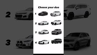 What duo 🤔car fyp poll carquizz lambo bmw [upl. by Lichter]