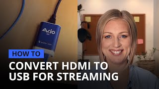 How to convert HDMI to USB for live streaming [upl. by Kramer257]