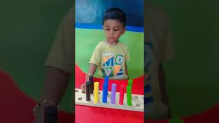 Colour pairing pegs  Buds Bodhi Campus Play School Oddanchatram [upl. by Ecienal]