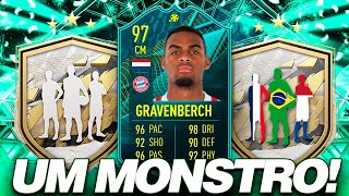 FIFA 22  🔥 GRAVENBERCH MOMENTS É UM MONSTRO  PLAYER PICK ICON MOMENTS 93 DE NAÇÃO  LINKER [upl. by Hildebrandt417]