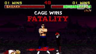 MK II Cage quotTorso Ripquot Fatality [upl. by Nyre]