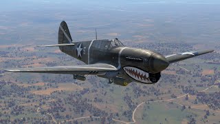 Flight Operations The Curtiss P40 Warhawk [upl. by Bicknell390]