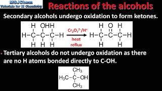 R329 Oxidation reactions of the alcohols [upl. by Drofla]