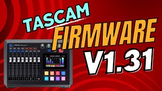 NEW  Tascam Mixcast 4 Firmware v131 [upl. by Eilrebmik803]