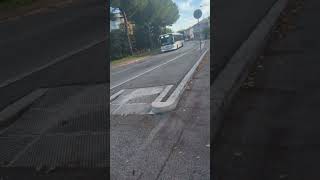 Passaggio di un Iveco Crossway LE Line 145m [upl. by Aihsinyt287]