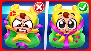 Safety Rules In The Car 🚗 Buckle Up 🚗 Nursery Rhymes and Song for Kids [upl. by Titania594]