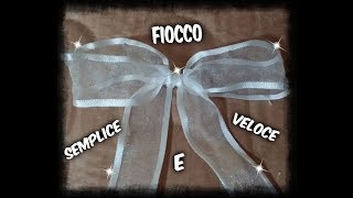 Fiocco semplice e veloce in pochi secondi [upl. by Siriso283]