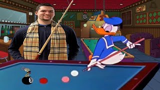 Teaching Donald to Play Pool 🎱 2ND Version [upl. by Deeraf]