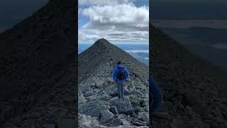 Knife Edge maine katahdin baxter hiking appalachiantrail [upl. by Singband]