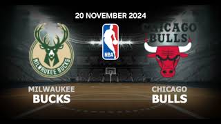 Milwaukee Bucks VS Chicago Bulls  NBA Match Prediction  Basketball Match Prediction [upl. by Costello898]