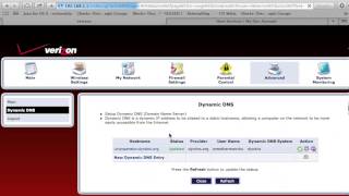 Setting up Domain Name Dynamic DNS for Verizon Fios Router [upl. by Bobbi]