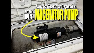 How to Repair or Replace a boat or RV Macerator Pump [upl. by Darcee518]