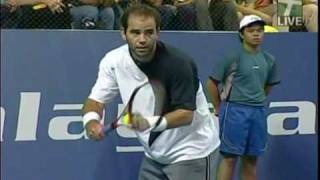 Sampras v Federer  Kuala Lumpur 2007 2nd EXO 49 [upl. by Sommer730]