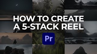 Create CINEMATIC VIRAL 5 in 1 Stack Instagram Reels In Premiere Pro [upl. by Ymereg]