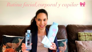 Mi rutina de belleza facial corporal y capilar Abril 2024 🎀 [upl. by Duck]