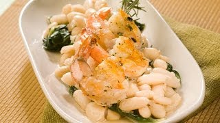 Grilled Shrimp with Rosemary White Beans [upl. by Anirb]