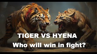 TIGER VS HYENA  Who will win in fight [upl. by Redan]