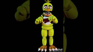 Reinterpreted unwithered chica fnaf 2 💛🧡🧡🧡 [upl. by Flossi]