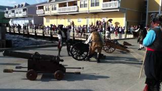 Pirate Cannon Live Fire Demonstration at Pirate Fest 2011 in Punta Gorda [upl. by Donielle]