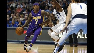 Isaiah Thomas Makes His Los Angeles Lakers Debut [upl. by Nihhi122]