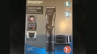 Test tondeuse barbe et cheveux Silvercrest LIDL  Unboxing 24 novembre 2022 [upl. by Lain]