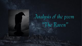 Analysis of quotThe Ravenquot poem written by Edgar Allan Poe [upl. by Amlev]